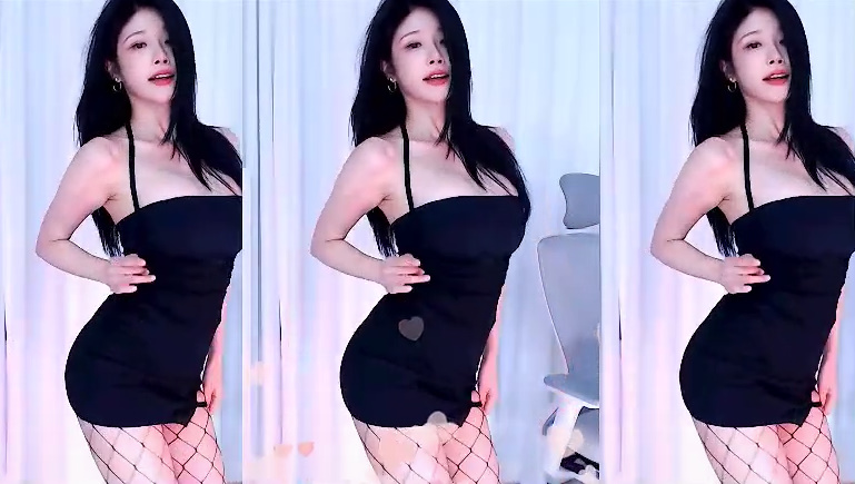 세경좌 검정 슬립 원피스 망사스타킹 허벅지 ㄷㄷ